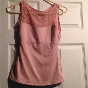 Ultra slimming pink spanx shirt
